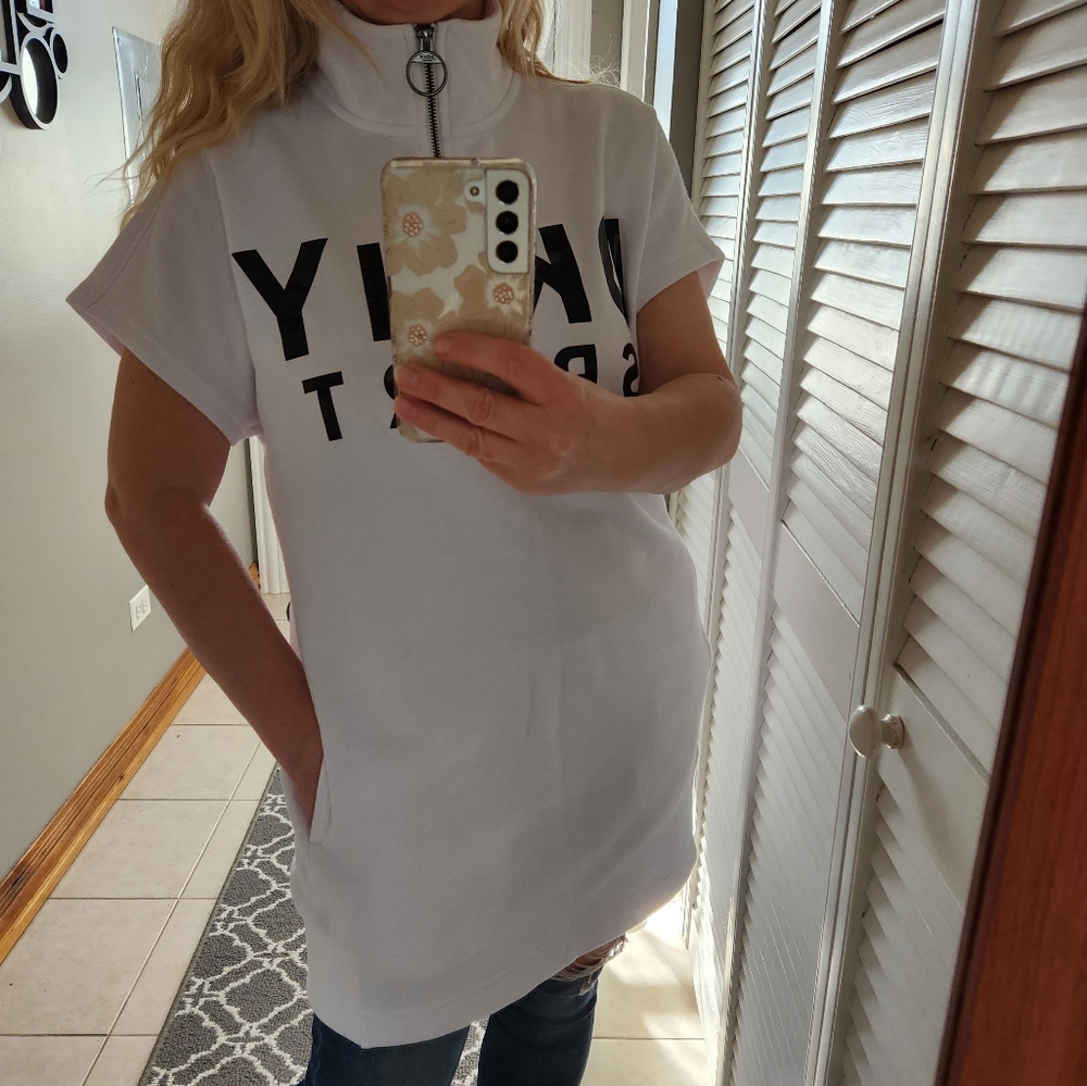 DKNY Half-Zip Sport Dress